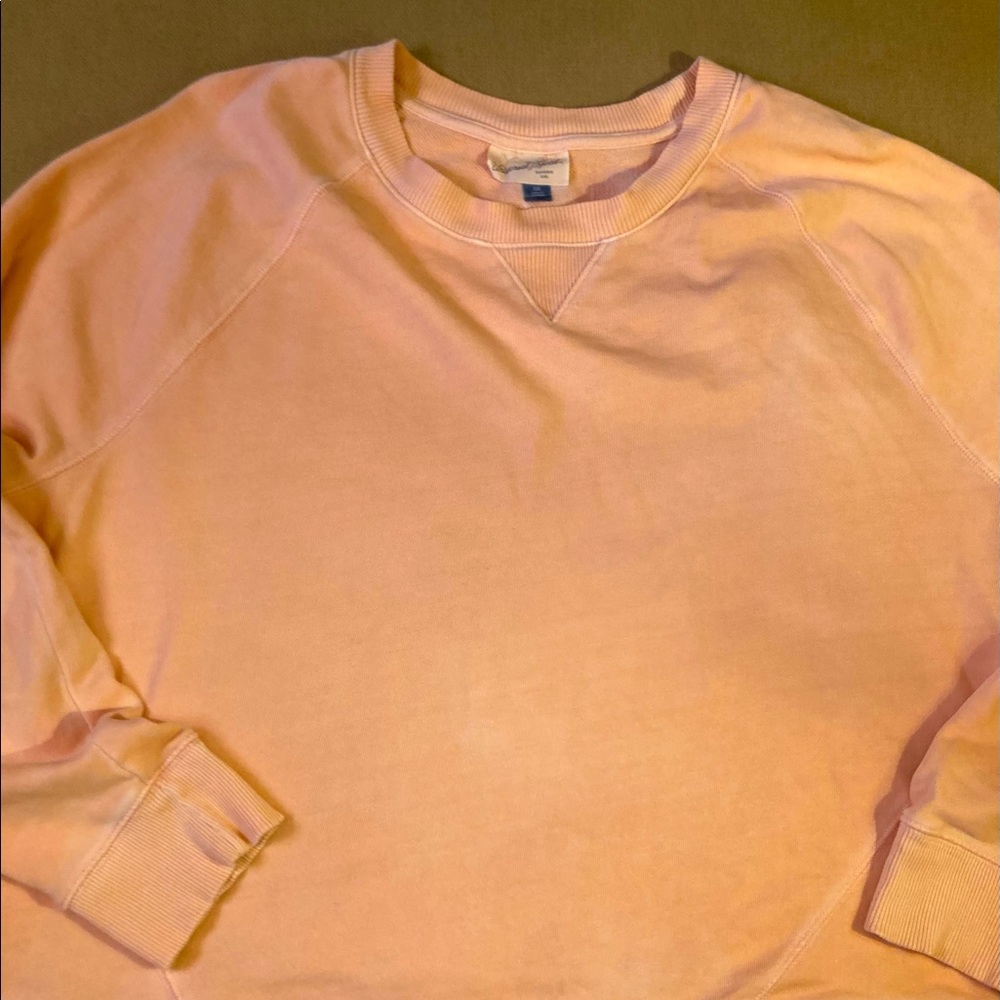 Unisex Universal Threads pullover sweatshirt long sleeve soft  pink 100% cotton
